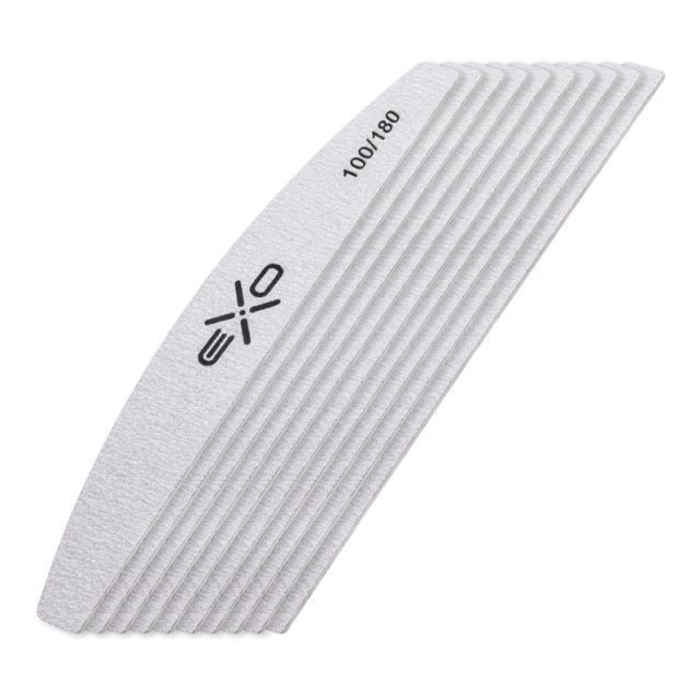 EXO Half Moon File Slim 100/180 10 pcs