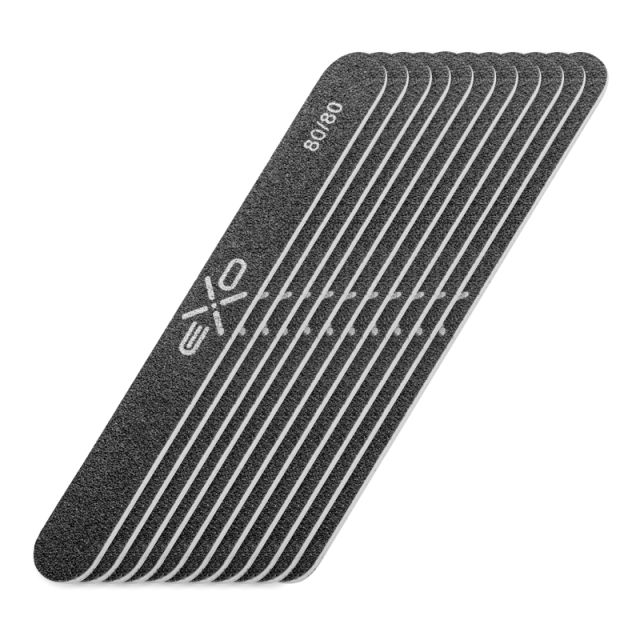 EXO Straight Nail File 80/80 10 pcs