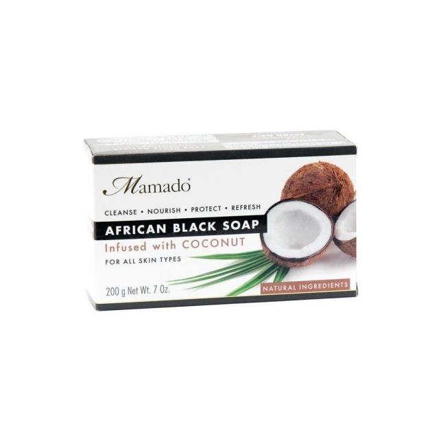 Mamado African Black Soap 200g Coconut