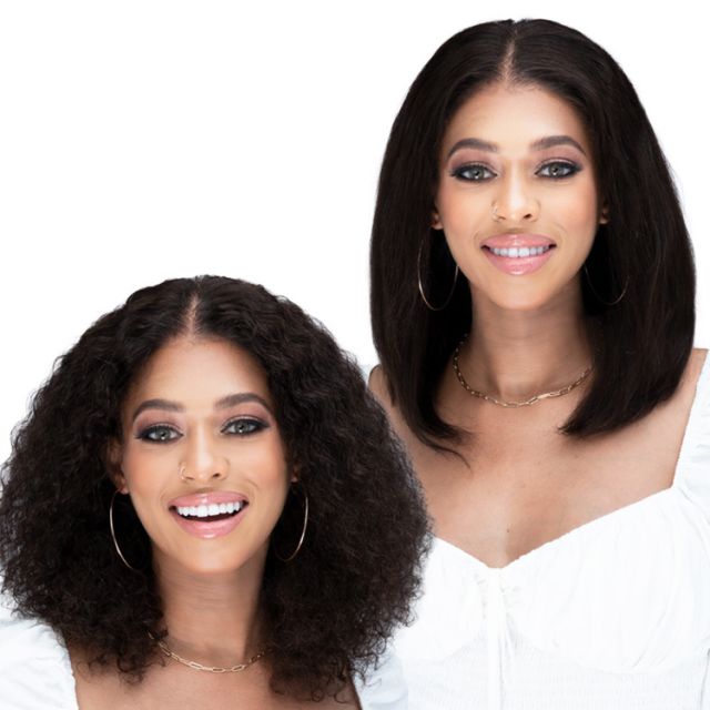 Bobbi Boss Human Hair Lace front Wig MHLF533 W&W Madison Natural#