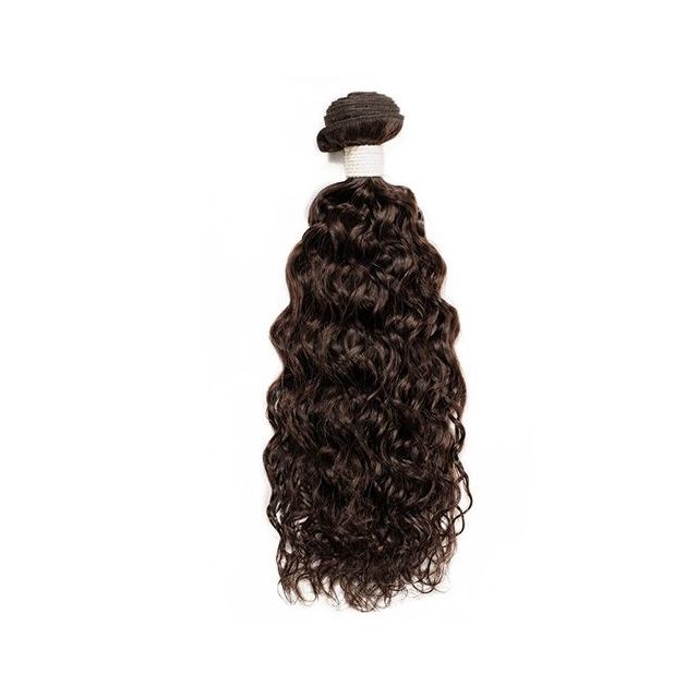 100% Virgin Brazilian Hair Weft, Spanish Wave / 40cm / #Natural Dark
