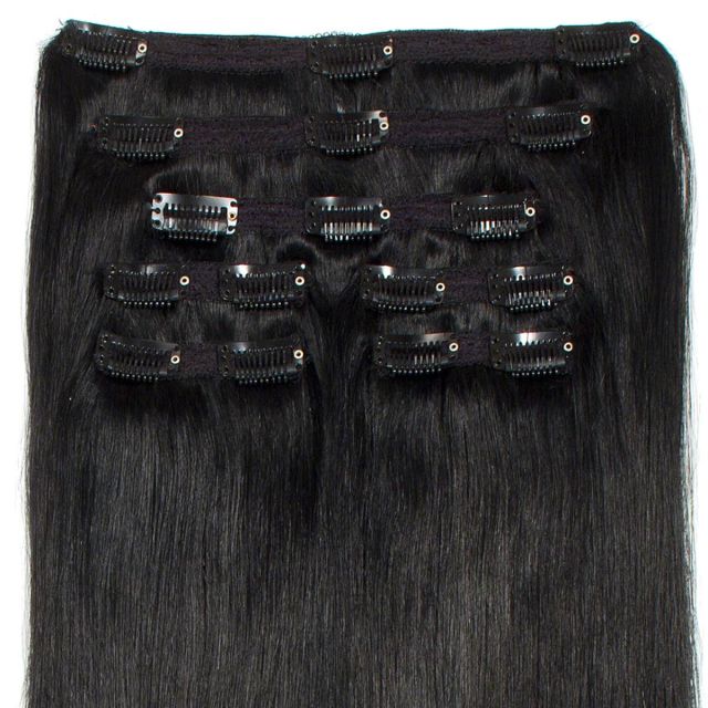 Premium Clip-In Hair Extension 50cm / 140g Color 1#