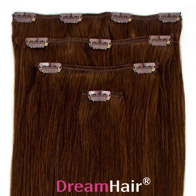 Clip-In Hair Extension 30cm / 45g 4#