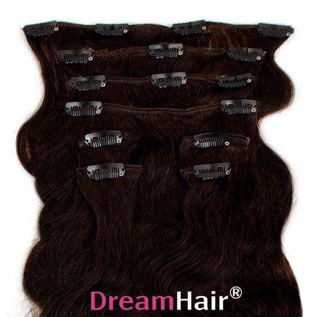Clip-In Hair Extension Curly 60cm / 110g Color 60cm 1B#
