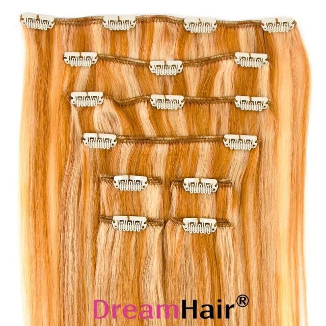 Clip-In Hair Extension 40cm / 100g Color P27/613#