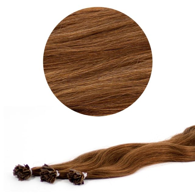 Nail Tip Hair Extension L-Wave 40cm 25kpl 6#