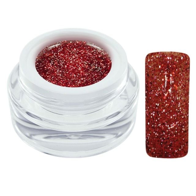 CH Nails Extreme Glitter Geeli Red 5ml