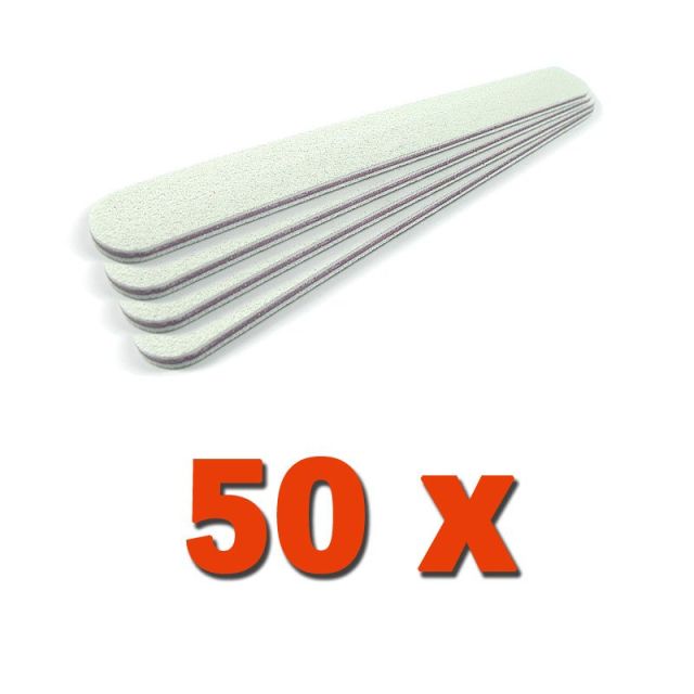 Premium File Straight White 100/180 50kpl pakkaus