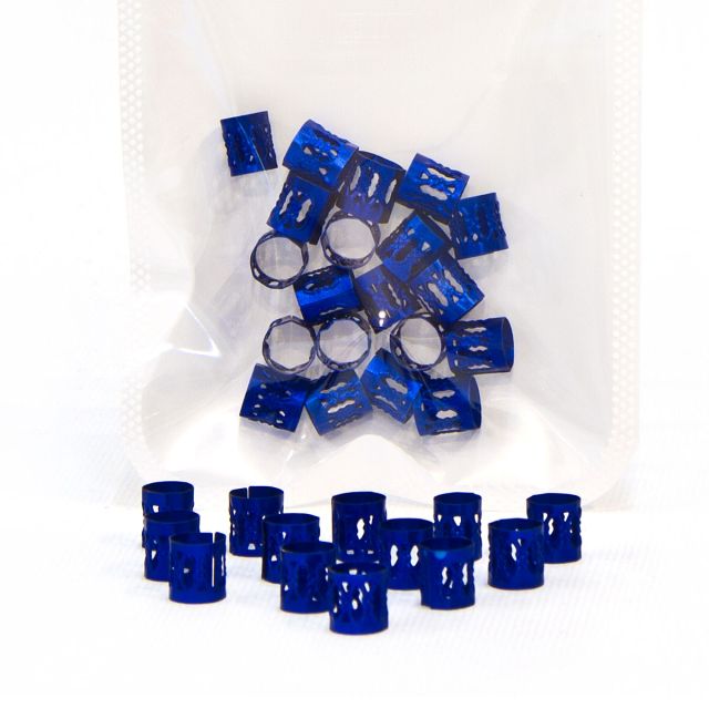 Hair Jewellery Blue 20 pcs