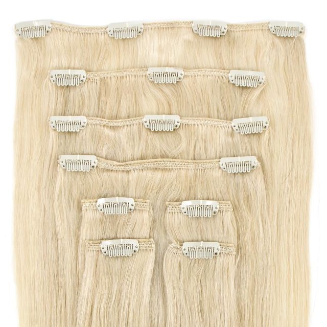 Clip-In Hair Extension 40cm / 100g Color Whiteblond#