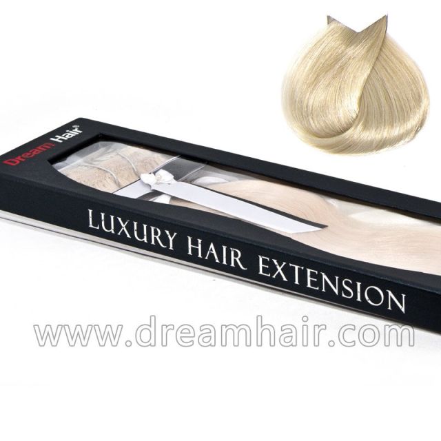Luxury Body Wave Clip-In Hair Extension 8pcs 40cm Platinablond 60#