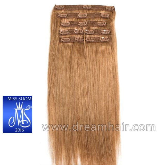 Luxury Clip-In Hair Extension Miss Finland Edition 50cm / 200g 12#