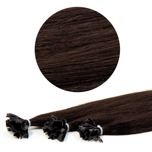 Nail Tip Hair Extension 50cm 25kpl 1B#