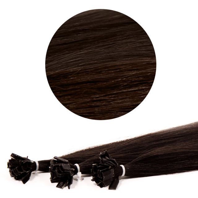 Nail Tip Hair Extension 70cm / 25pcs / 25g / 2#