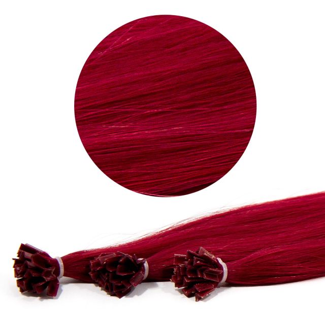 Nail Tip Hair Extension 50cm 25kpl BUR#