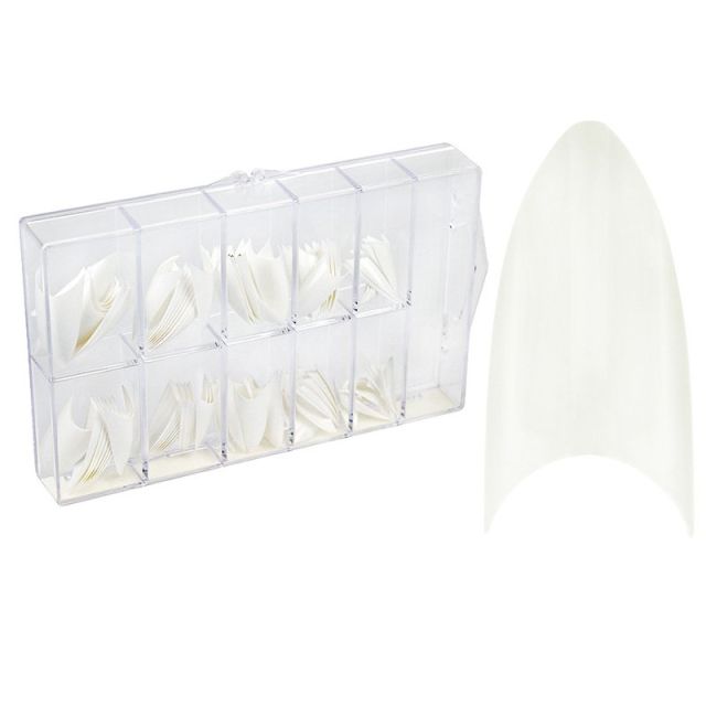 Stiletto Tipit White 100 pcs