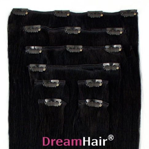 Clip-In Hair Extension 50cm / 100g Color 1#