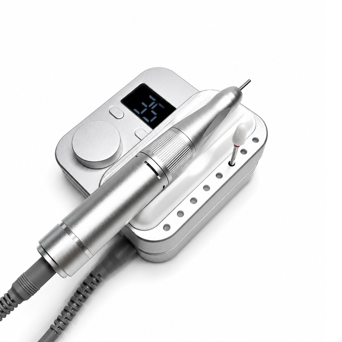 Portable Nail Drill 35000rpm Silver