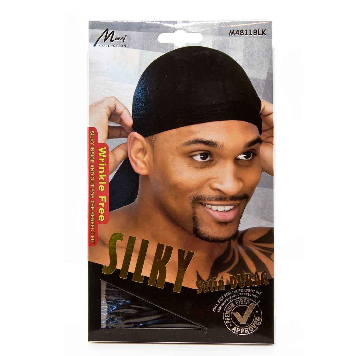  Silky Satin Durags for Men (Black) : Clothing, Shoes