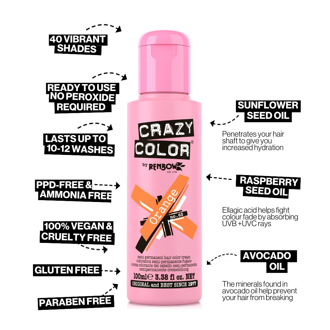 Crazy Color Orange #60