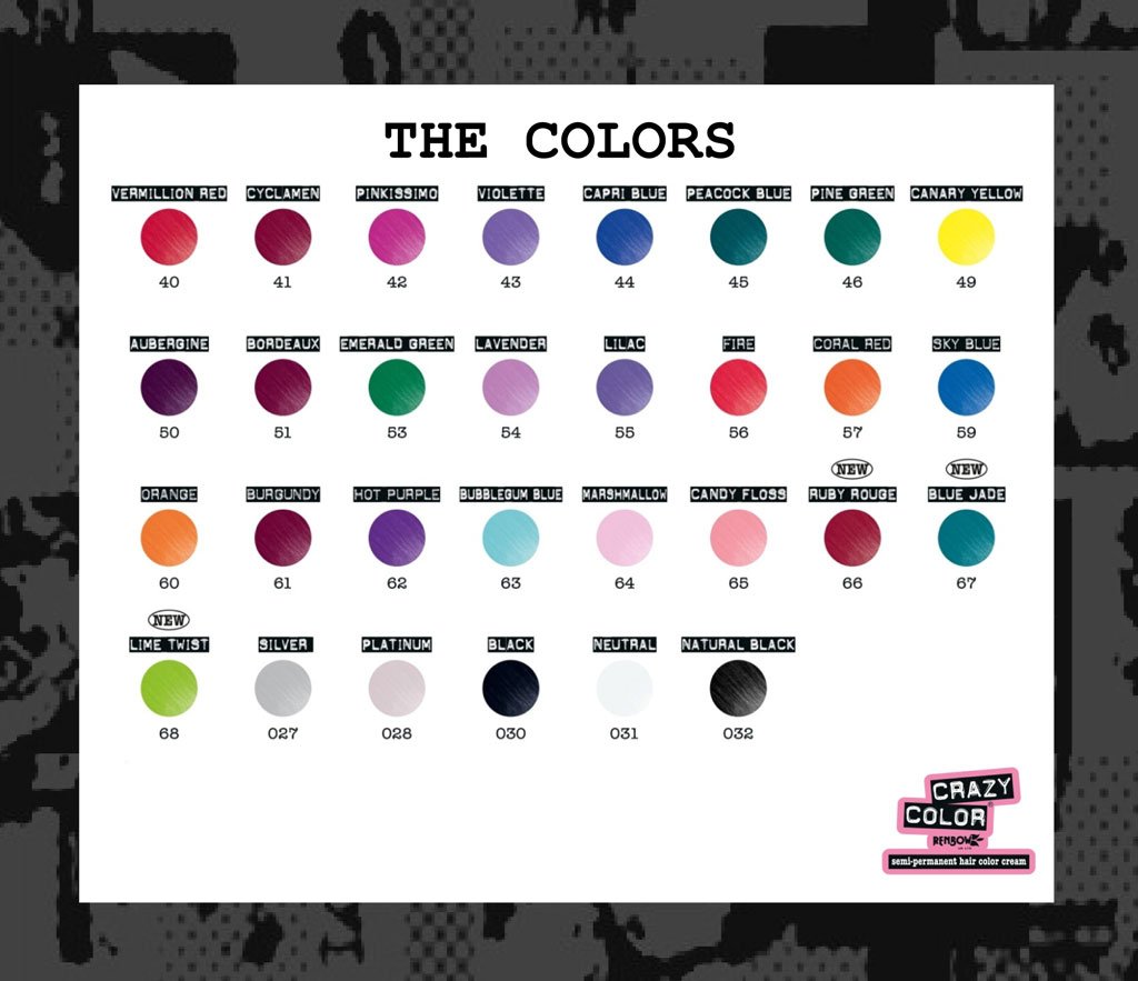 Crazy Color Color Chart