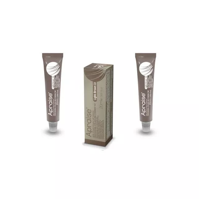Apraise Eyelash and Eyebrow Tint Light Brown 3.1#