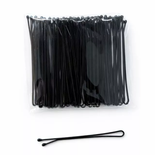 Bobby Pins Flat 50mm 50 pcs Black