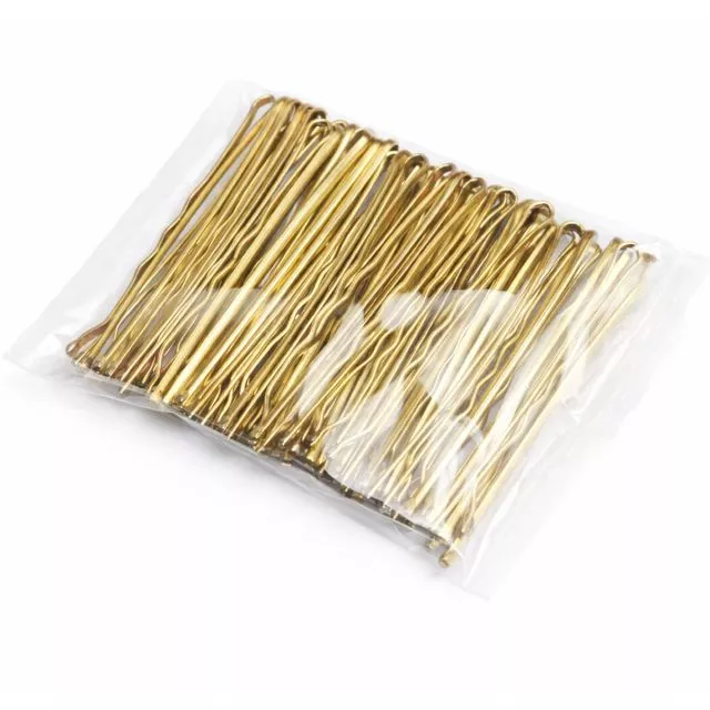 Bobby Pins 50mm 50 pcs Gold II