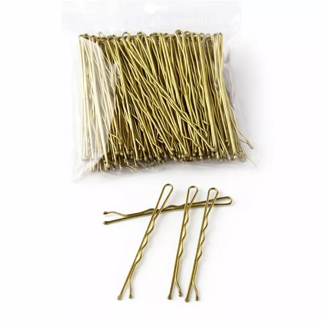 Bobby Pins 50mm 50 pcs Gold