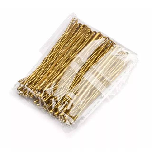 Bobby Pins 60mm 50 pcs Gold