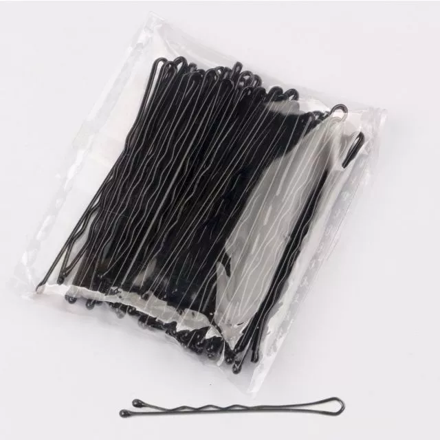 Barber pins for hair 150 pcs 4.9cm black