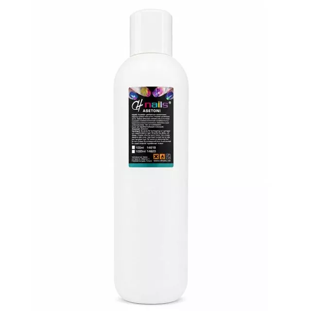 Acetone for Gel Polish Removal and Nail Preparation 1000ml