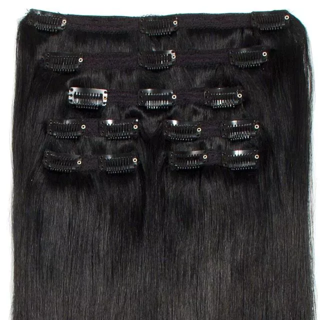 Premium Clip-In Hair Extension 50cm / 140g Color 1#
