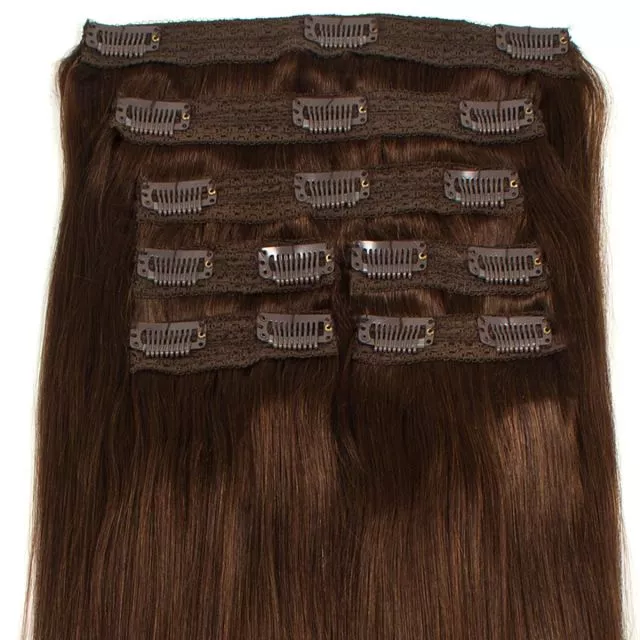 Premium Clip-In Hair Extension 50cm / 140g Color 4#