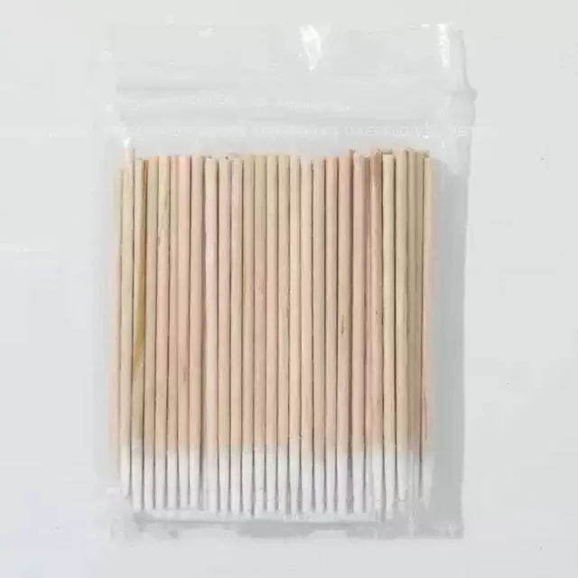 Manicure Ultra Fine Cotton Swap 70mm x 2 mm 100pc