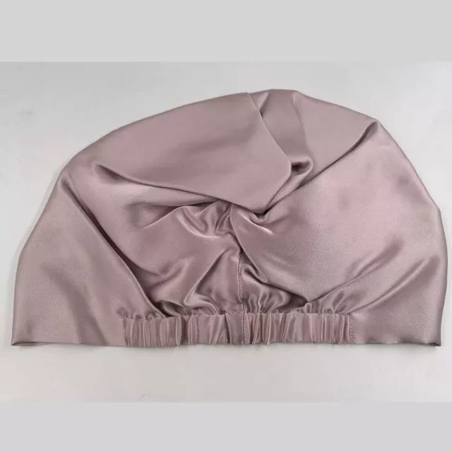 Mulberry Hair Bonnet Sleeping Hat Double Layer Silk 4#