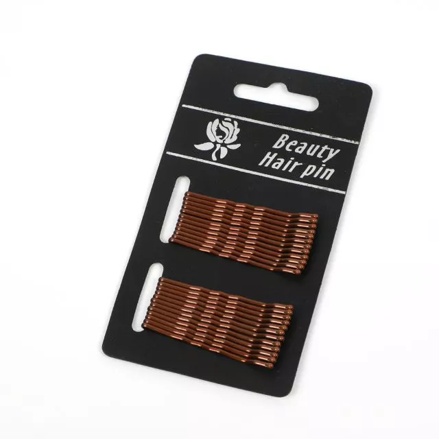 Bobby Pins 45mm 24 pcs Brown