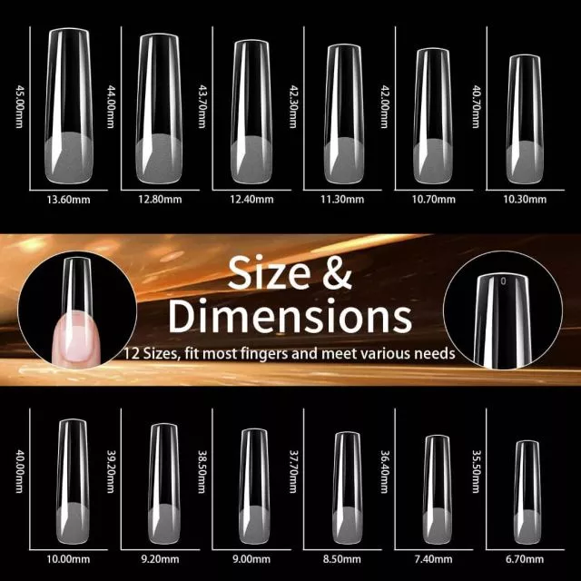 Soft Gel Tips 13# 240 kpl