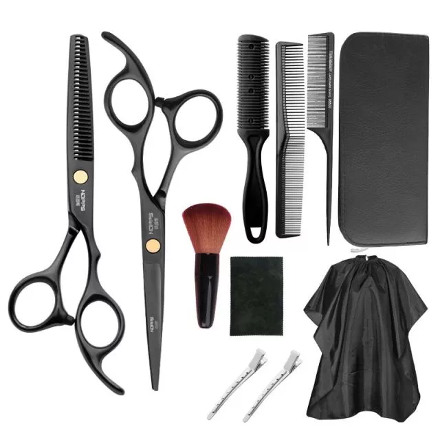 Home Barber Set 11 Pieces Black