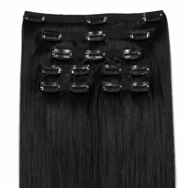 Premium Clip-In Hair Extension 50cm / 140g Color 1#