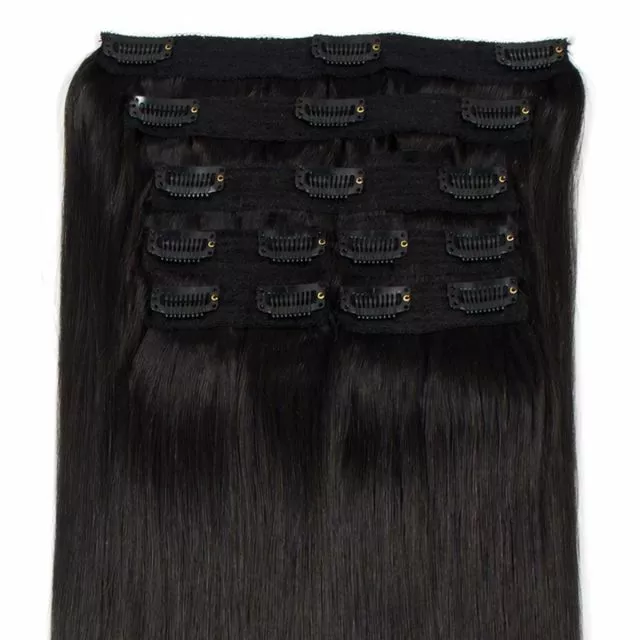 Premium Clip-In Hair Extension 50cm / 140g Color 1B#