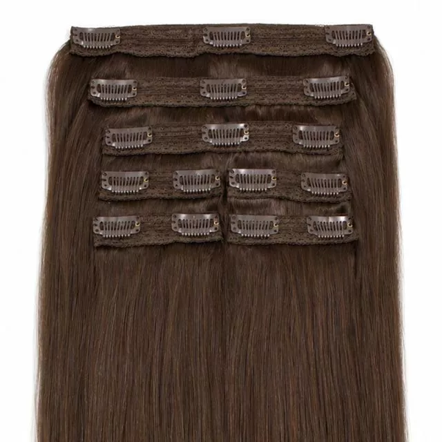 Premium Clip-In Hair Extension 50cm / 140g Color 4#