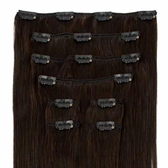 Clip-In Hair Extension 40cm / 100g Color 1B#
