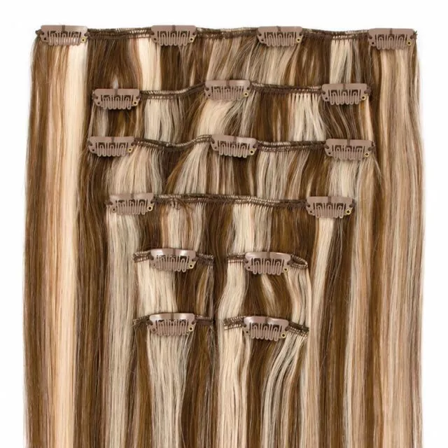 Clip-In Hair Extension 8 pcs 50cm P8/Whiteblond#