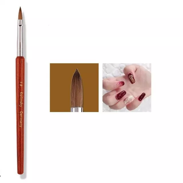 Acrylic Kolinsky Brush #4