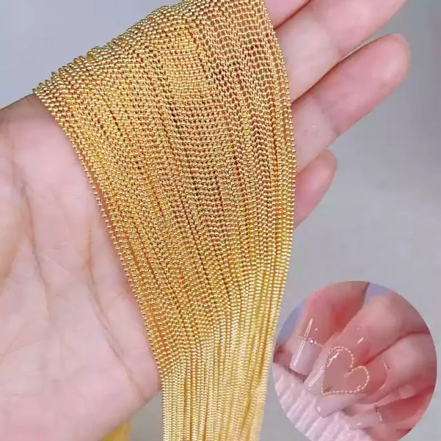 Nail Art Chain Gold 1m