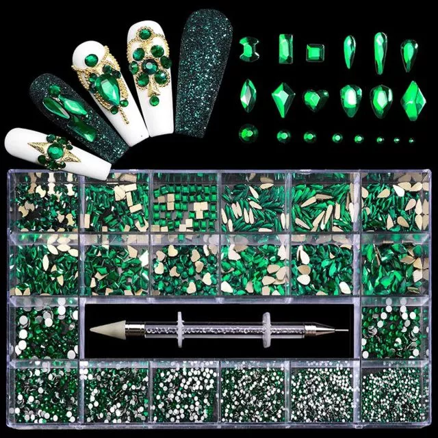 Nail Rhinestone Set 6