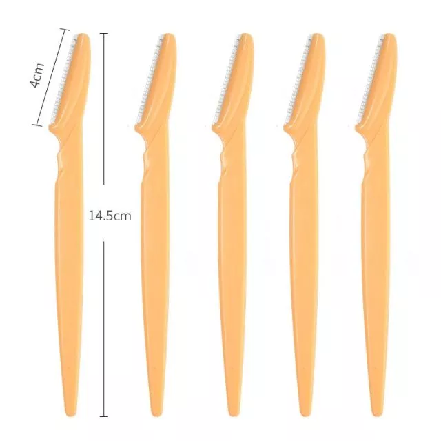Eyebrown Razor Yellow 5pcs