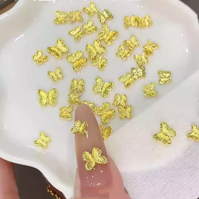 3D Gold Butterfly Mixed Pack 20 pcs