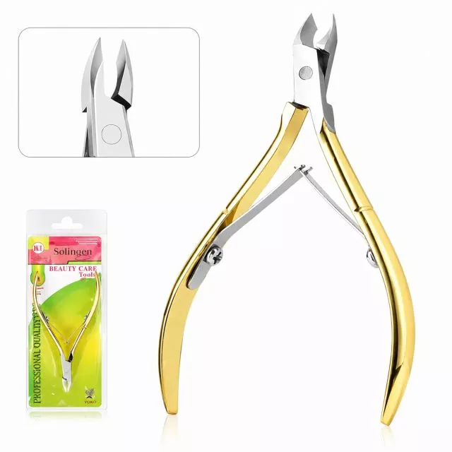 Cuticle Nippers Gold